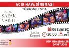 Açık Hava Etkinlikleri Bugün Türkoğlu’nda