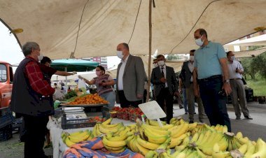 Vali Coşkun, Semt Pazarlarına Ziyaretlerde Bulundu