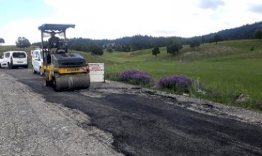 İlçelerde Yollar Büyükşehir’le Yenileniyor