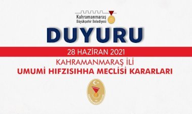 İl Umumi Hıfzıssıhha Meclis Kararı