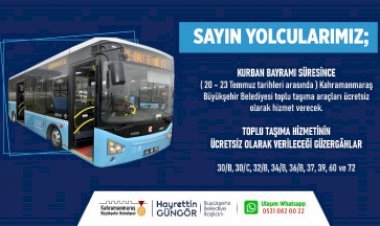 Büyükşehir Otobüsleri Bayramda Ücretsiz