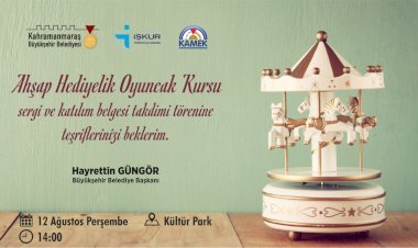 Oyuncak Ustaları Sertifikalarını Alıyor