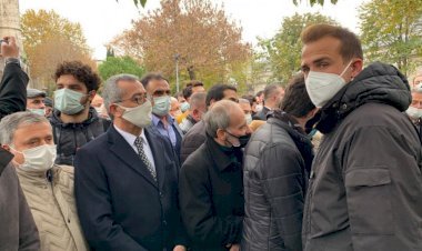 Başkan Güngör Karakoç’un Cenaze Töreninde