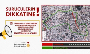 Sürücülerin Dikkatine!