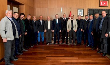 Muhtarlardan Başkan Güngör’e Ziyaret