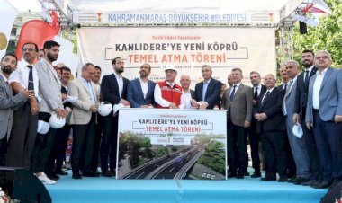 Kanlıdere’nin Yeni Köprüsü’nün Temeli Atıldı