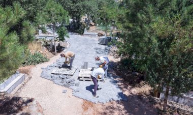 Büyükşehir’den Nurhak’ta Mezarlık Düzenlemesi