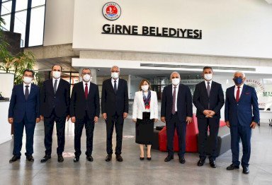 Başkan Güngör Türkiye Heyetiyle Kıbrıs’ta