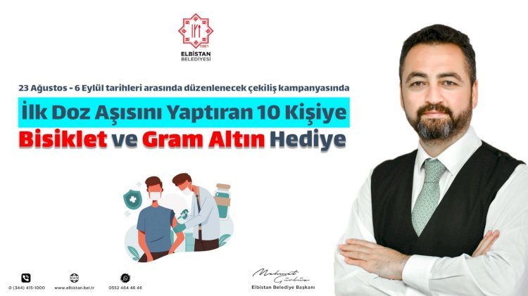 Birinci Doz Aşısını Yaptırana Altın Ve Bisiklet Hediyesi