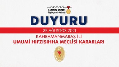 İl Umumi Hıfzıssıhha Meclis Kararı