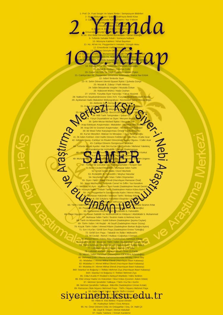 SAMER Yayınları İki Yıla 100 Kitap Sığdırdı