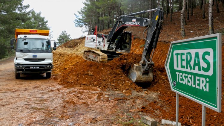 Seyir Terası’nın Yolu Genişletiliyor
