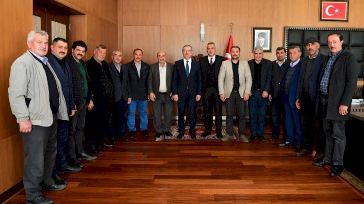 Muhtarlardan Başkan Güngör’e Ziyaret