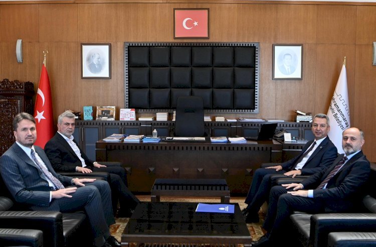 KSÜ Rektörü Okumuş'tan Büyükşehir Belediye Başkanı Görgel'e Ziyaret