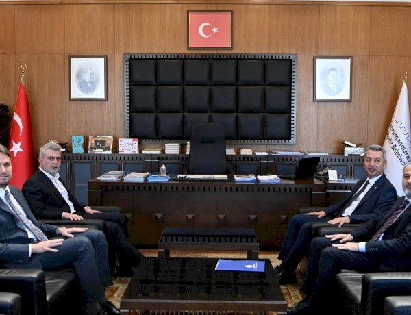 KSÜ Rektörü Okumuş'tan Büyükşehir Belediye Başkanı Görgel'e Ziyaret